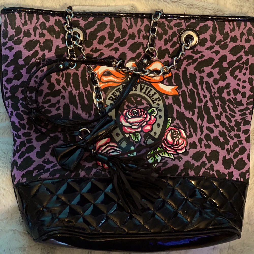Large Betsy Johnson Bag Animal print